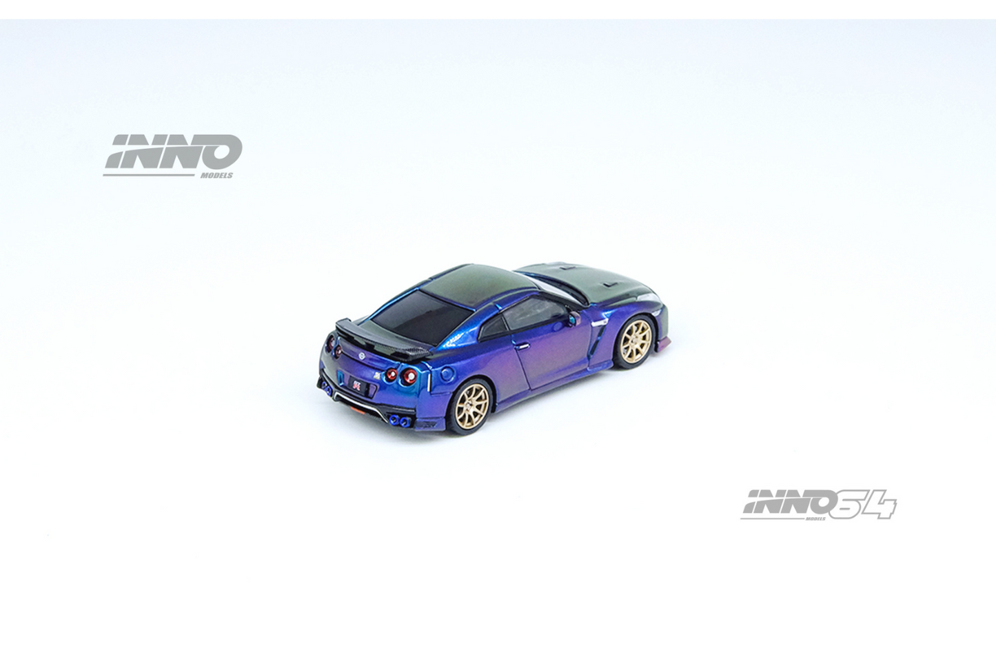 Inno64 Nissan GT-R (R35) T-Spec in Midnight Purple