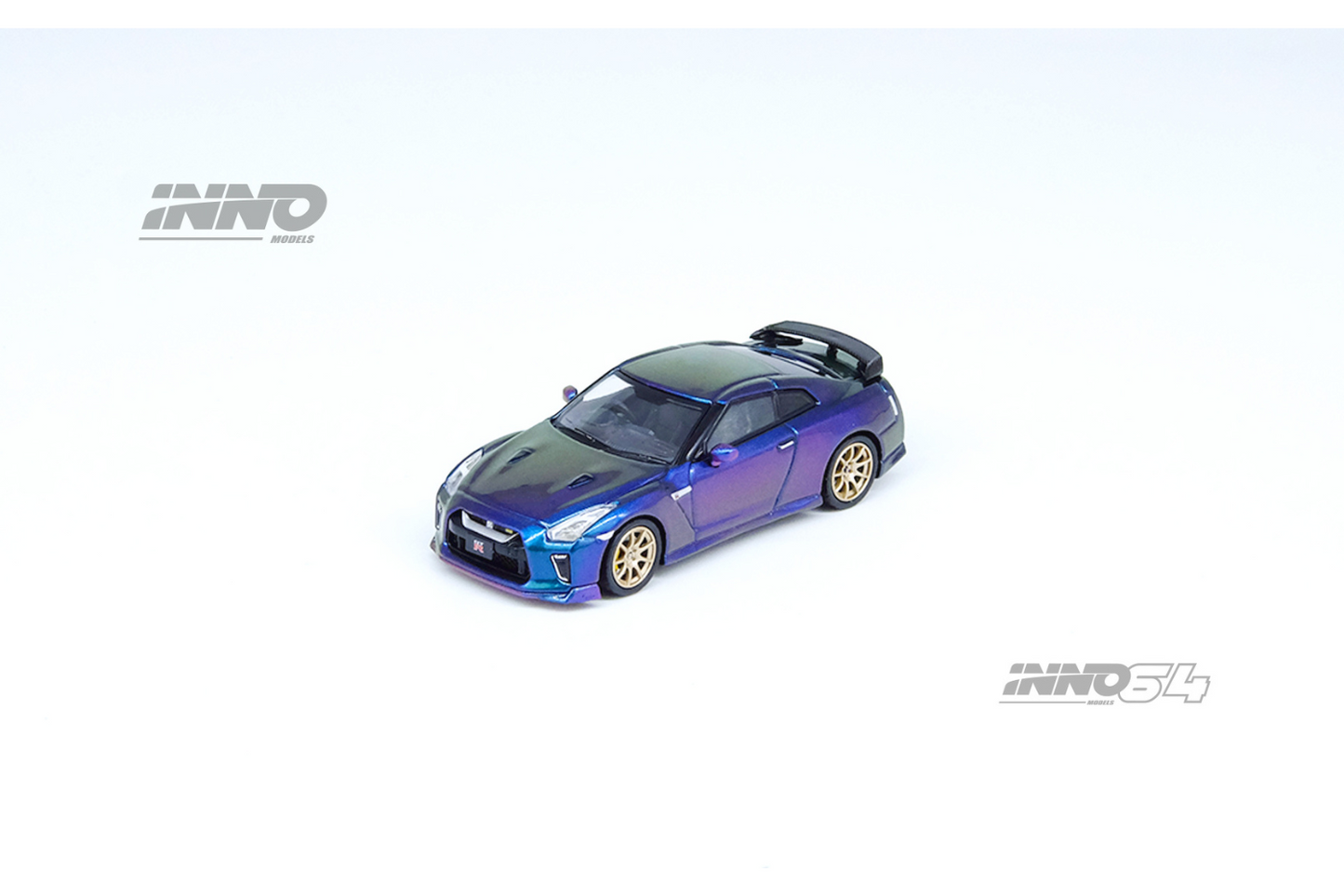 Inno64 Nissan GT-R (R35) T-Spec in Midnight Purple