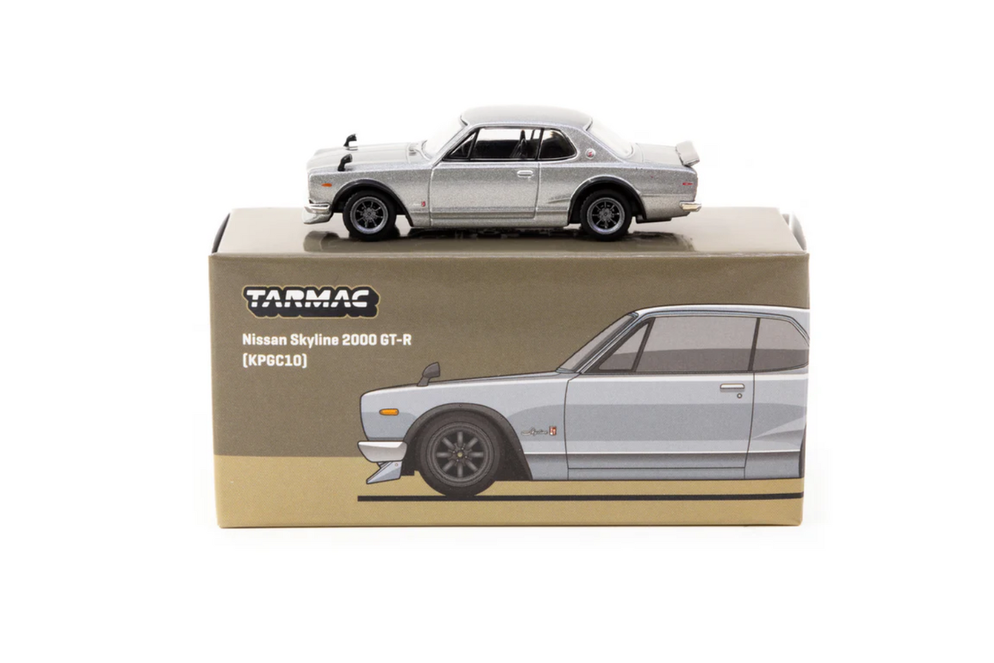 Tarmac Works 1/64 Nissan Skyline 2000 GT-R (KPGC10) in Silver