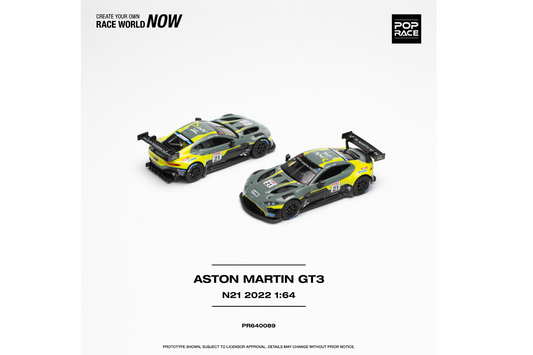 Pop Race 1/64 Aston Martin Vantage GT3 N21 2022