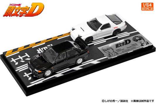 Modeler's Initial D Set Vol.16 Kyoichi Sudo Lancer Evolution III & Ryosuke Takahashi RX-7 (FC3S)