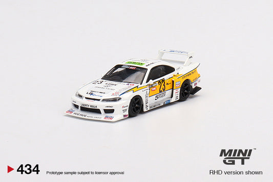 Mini GT LB-Super Silhouette Nissan Silvia S15 #23 2021 Formula Drift Japan