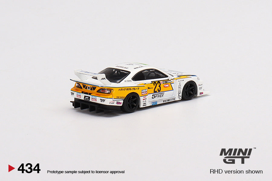 Mini GT LB-Super Silhouette Nissan Silvia S15 #23 2021 Formula Drift Japan