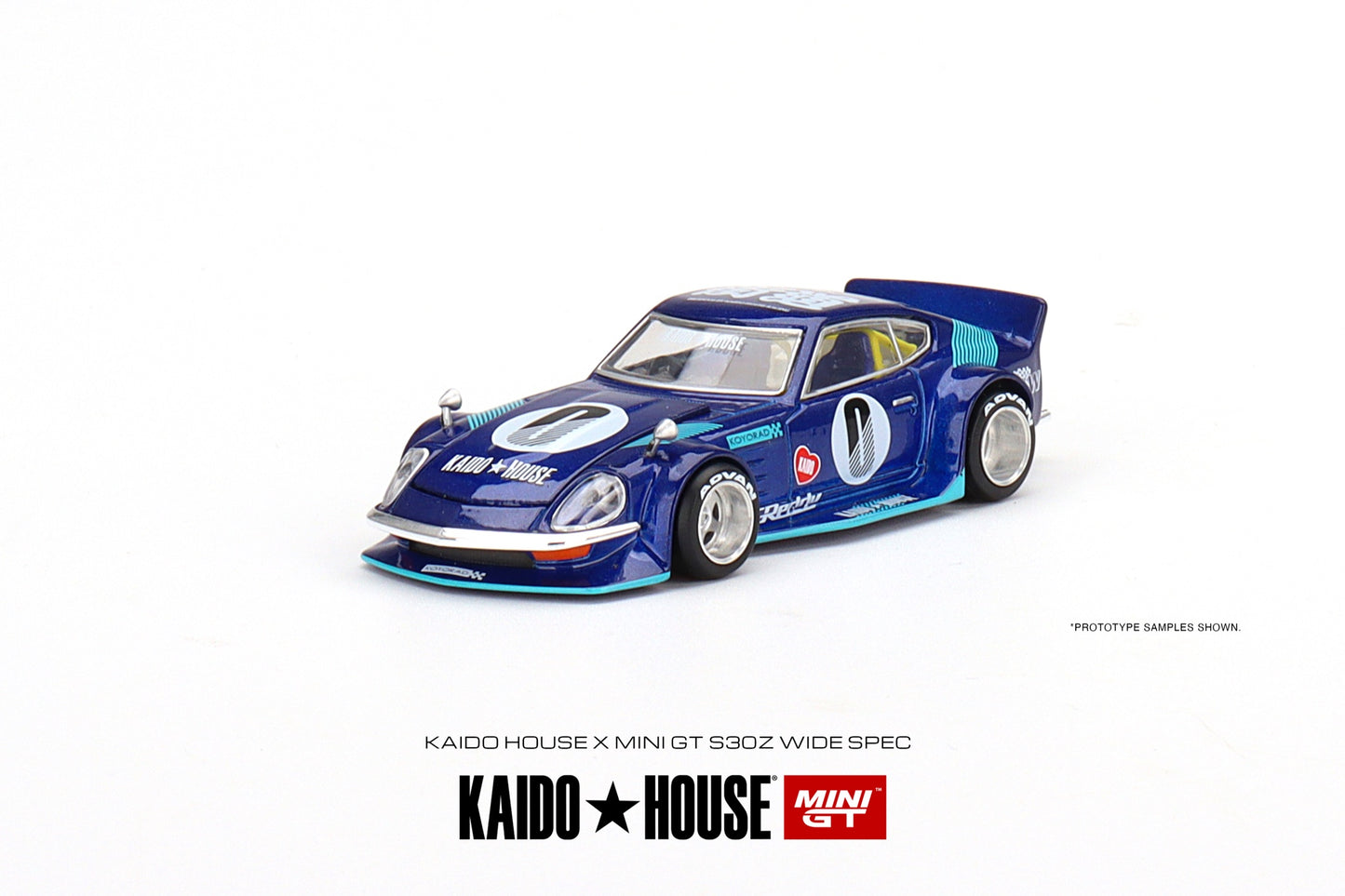 Mini GT x Kaido House Datsun S30Z Widespec in Blue