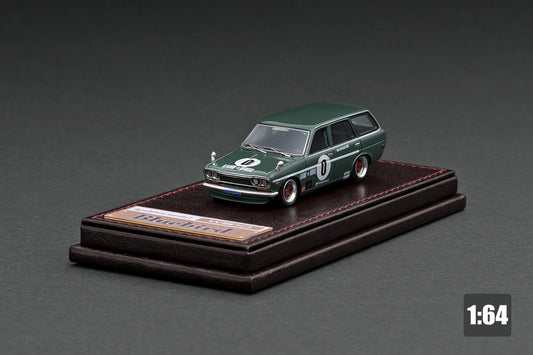Ignition Model x Kaido House 1/64 Datsun Bluebird (510) Wagon in Green