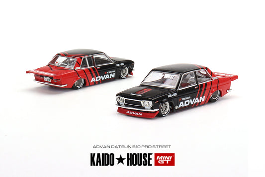Mini GT x Kaido House Datsun 510 Pro Street Advan KHMG032