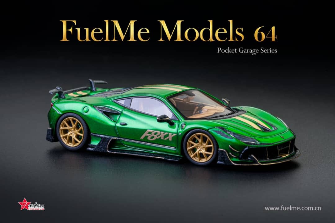 FuelMe 1/64 Mansory F8XX (Ferrari F8 Tributo) in Catania Green