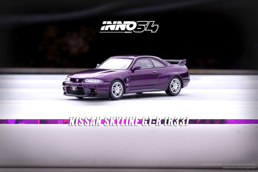 Inno64 Nissan Skyline GT-R (R33) in Purple