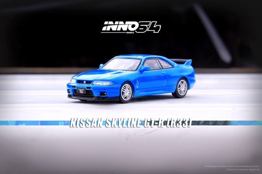 Inno64 Nissan Skyline GT-R (R33) in Blue