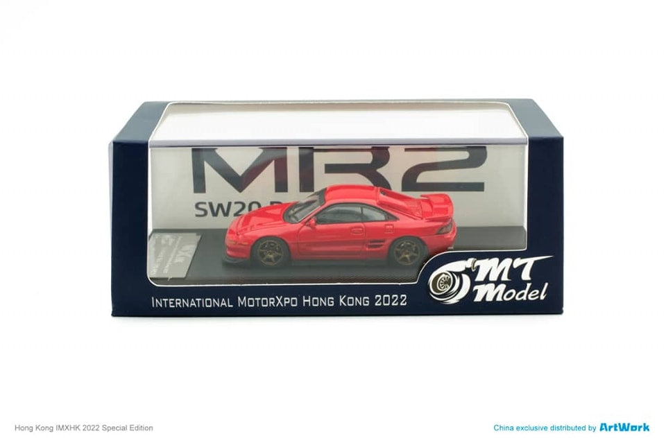 Micro Turbo 1/64 Toyota MR2 Customized IMXK 2022 Special Event Model in Red