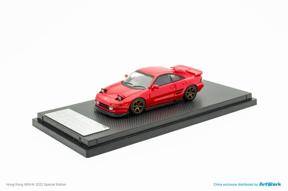 Micro Turbo 1/64 Toyota MR2 Customized IMXK 2022 Special Event Model in Red
