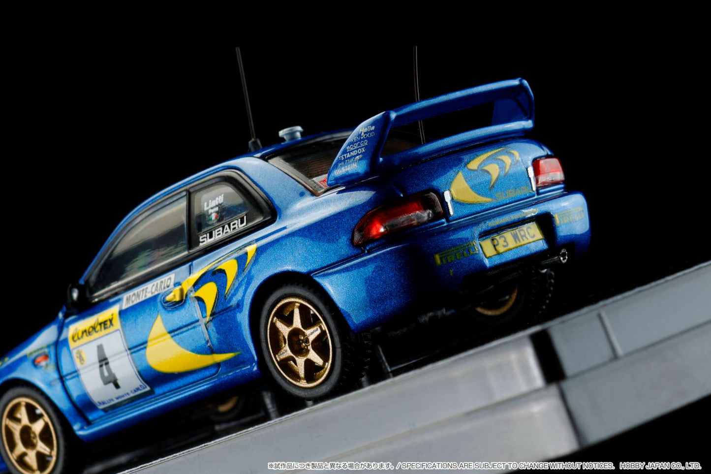 Hobby Japan 1/64 Subaru Impreza WRC 1997 #4 Monte Carlo
