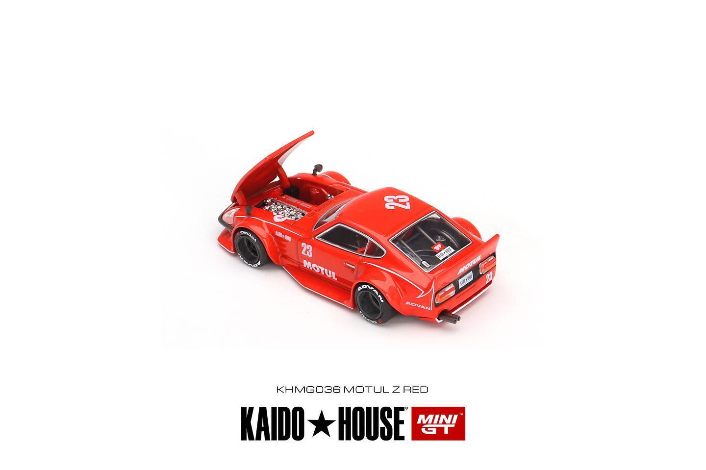 Mini GT x Kaido House Nissan Fairlady Z Motul Z in Red
