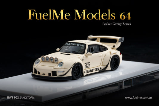 FuelMe Model 1/64 Porsche RWB 993 Sandstorm