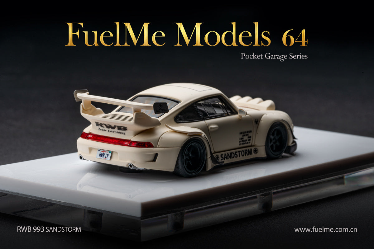 FuelMe Model 1/64 Porsche RWB 993 Sandstorm