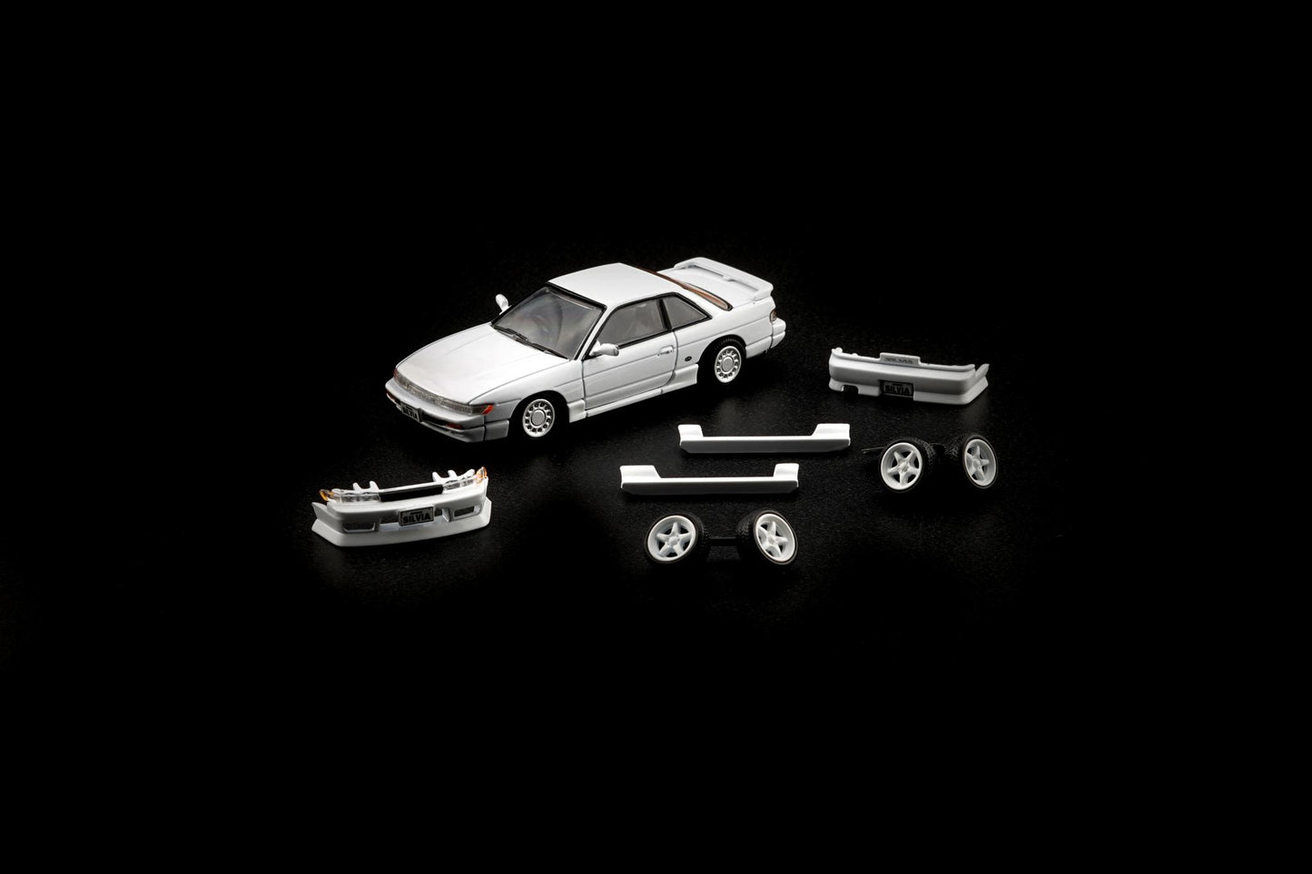 BM Creations 1/64 Nissan Silvia S13 in White