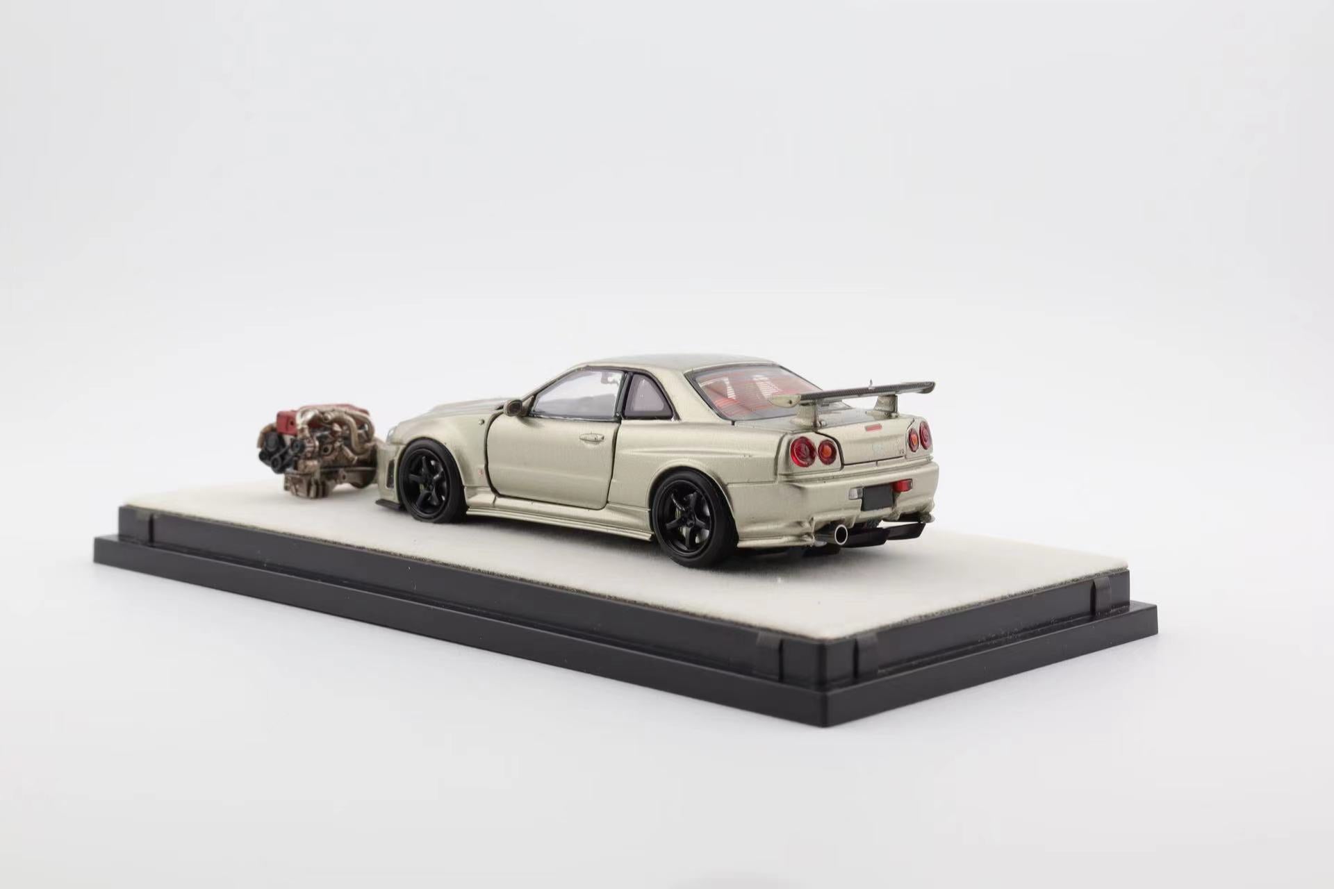 TIME Micro 1/64 ワイルドスピード ニッサン 日産 GTR R34 - ミニカー