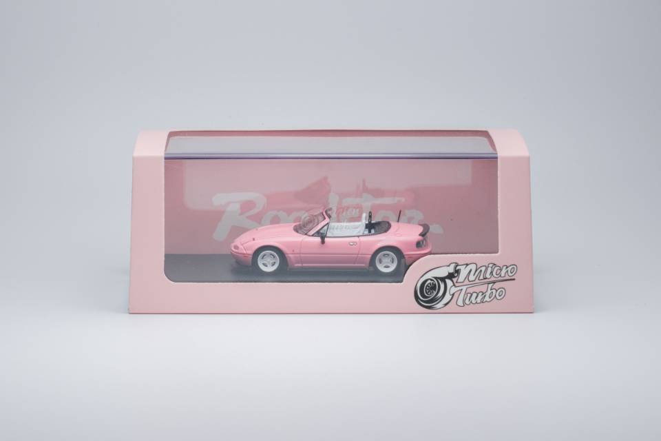 Micro Turbo 1/64 Mazda Eunos Roadster NA Customized in Pink