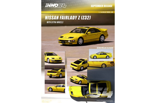 Inno64 Nissan Fairlady Z (Z32) in Yellow Pearl Glow