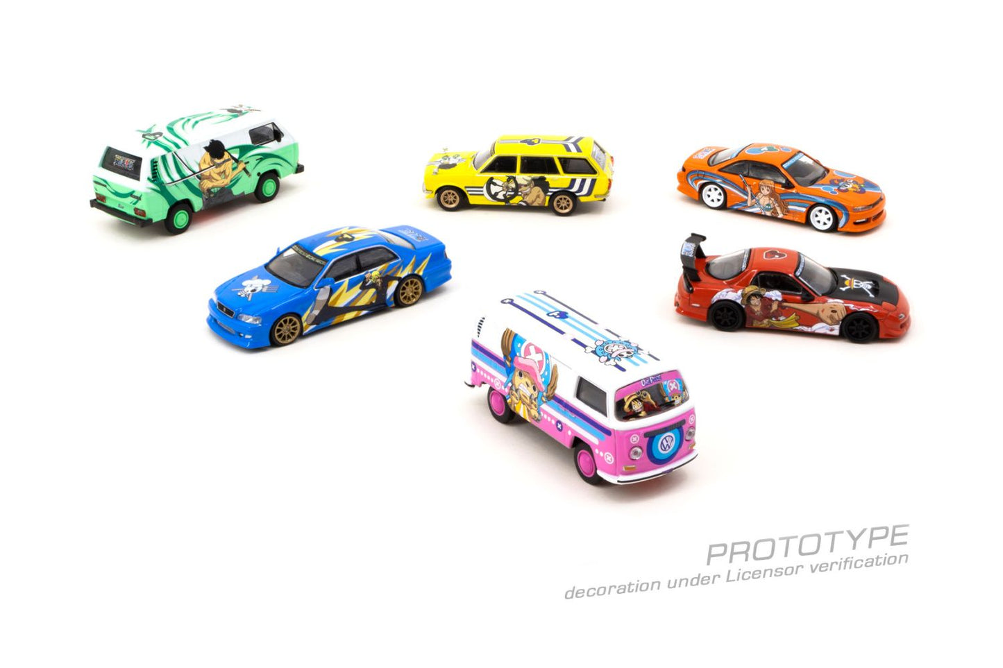 Tarmac Works x One Piece Model Car Collection Volume 1 Boxset
