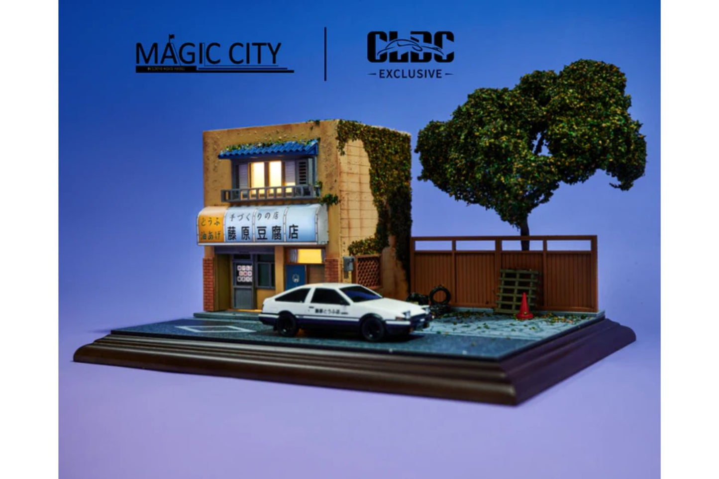 Magic City x CLDC Exclusive 1/64 Scale Illuminated Fujiwara Tofu Shop
