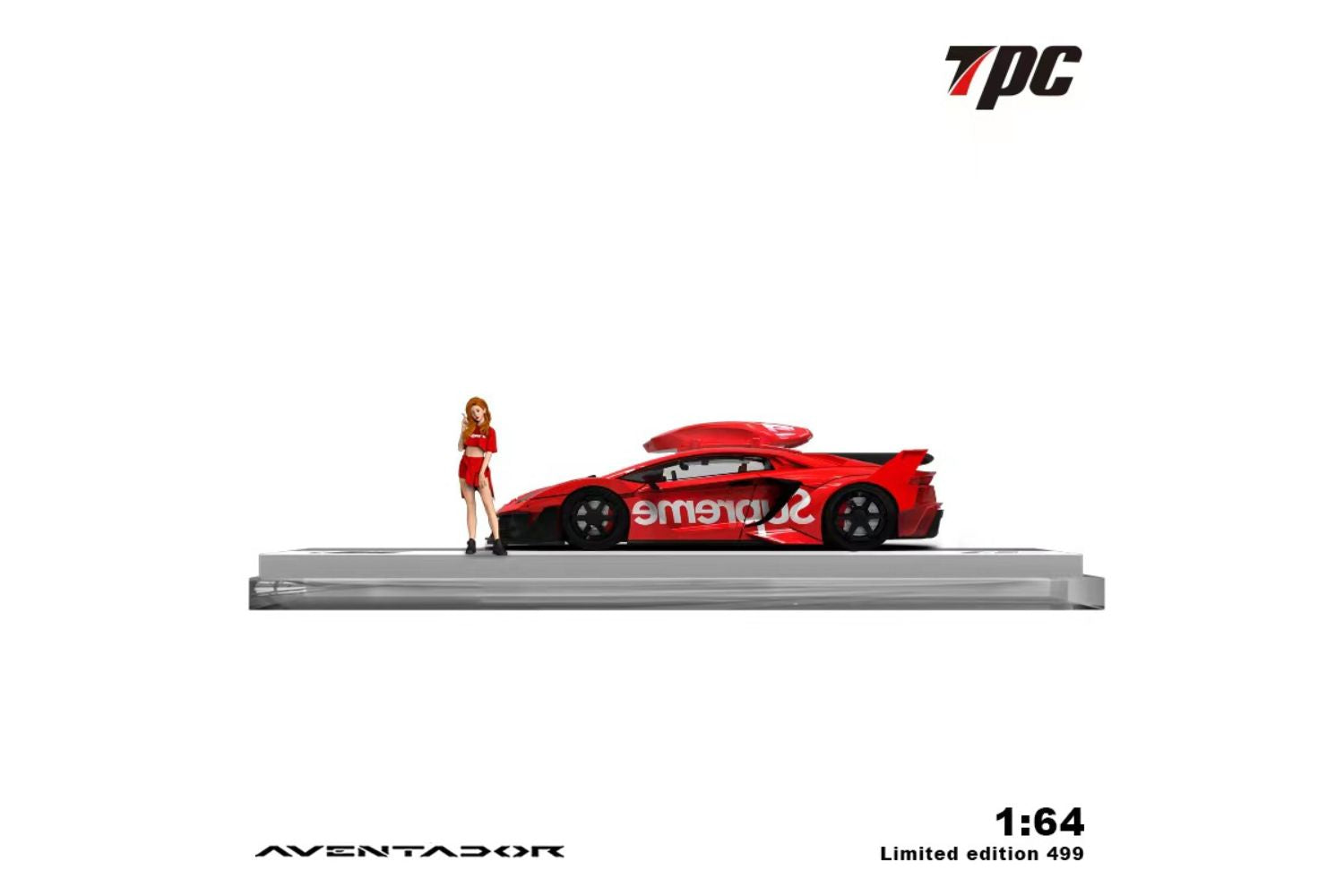 TPC 1/64 Lamborghini Aventador LP700 GT EVO in Supreme Red