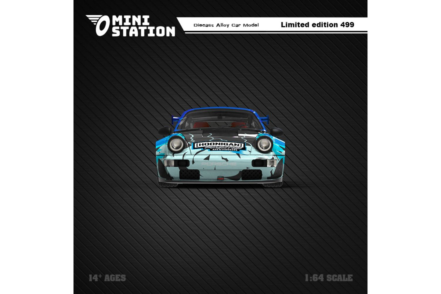 Mini Station 1/64 Porsche RWB 964 #43 Hoonigan