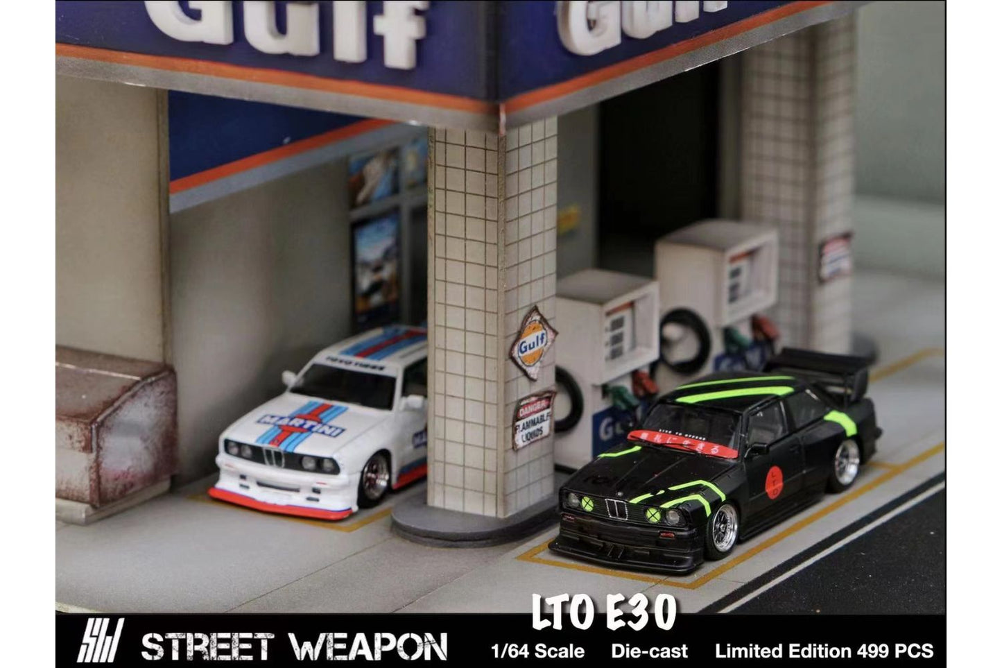 Street Weapon 1/64 BMW M3 LTO (E30) Coupe in Martini Livery
