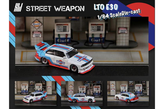 Street Weapon 1/64 BMW M3 LTO (E30) Coupe in Martini Livery