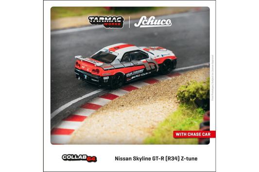 Tarmac Works 1/64 Nissan Skyline GT-R (R34) Z-Tune in Gran Turismo Livery