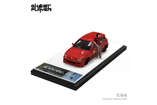 Space Model x Ghost Player 1/64 Initial D Honda Civic (EG6} Shingo Shoji