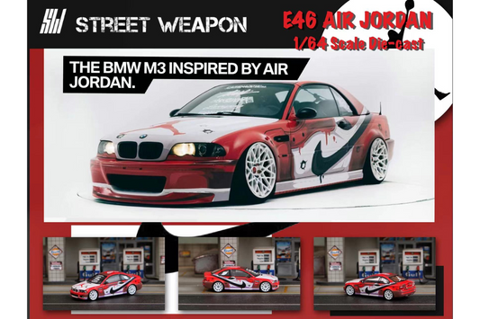 Street Weapon 1/64 BMW M3 (E46) Coupe Inspired by Air Jordan