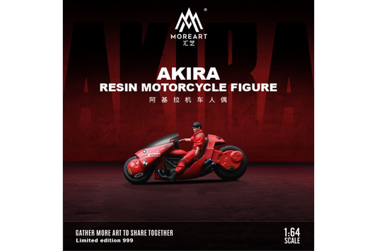 More Art 1/64 Akira Resin Motorcycle Figure